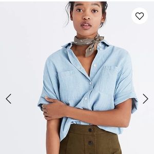 Madewell chambray courier shirt